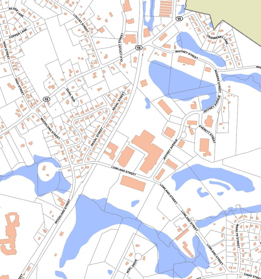 Lowland Street Map