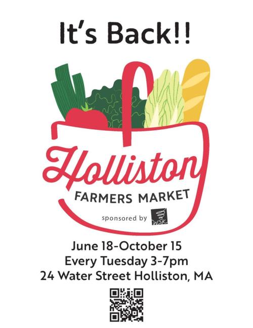Holliston Farmers Market is Back!