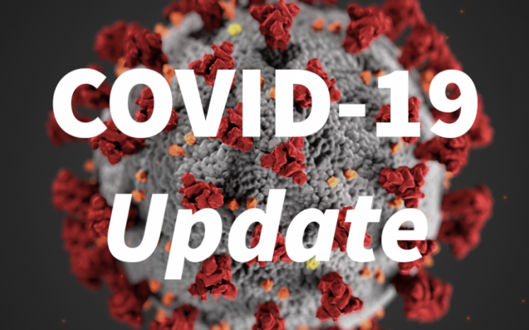graphic of COVID-19 update